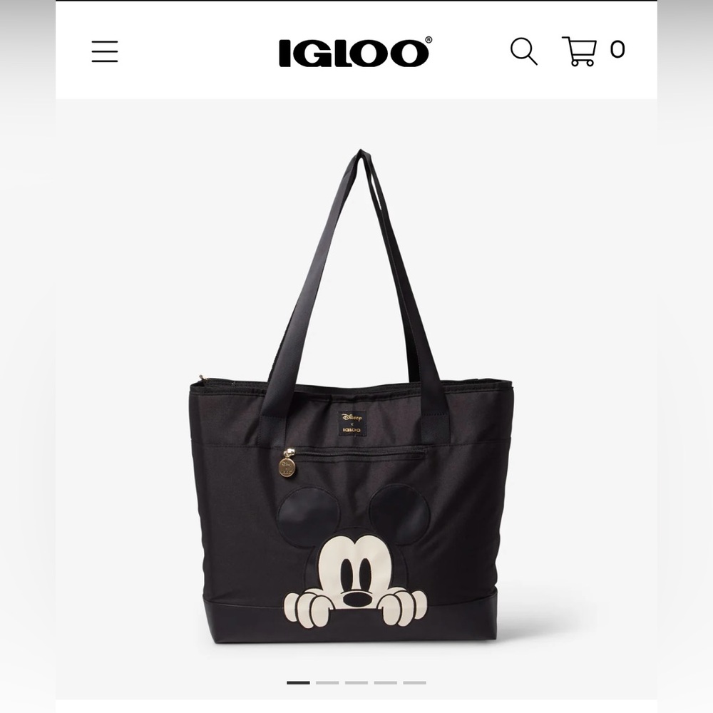 Mickey Mouse Dual Compartment Tote Cooler Bag